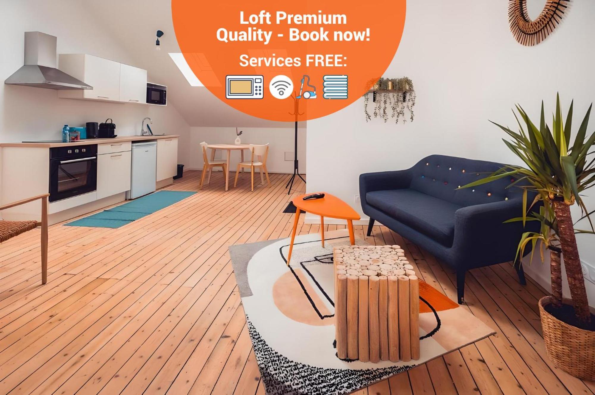 Loft Lumineux Tres Spacieux - Parking Gratuit Châteauroux 외부 사진